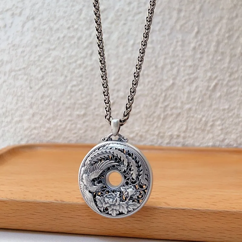CUTE DAME S999 Sterling Silver Necklaces Unisex Silver-2