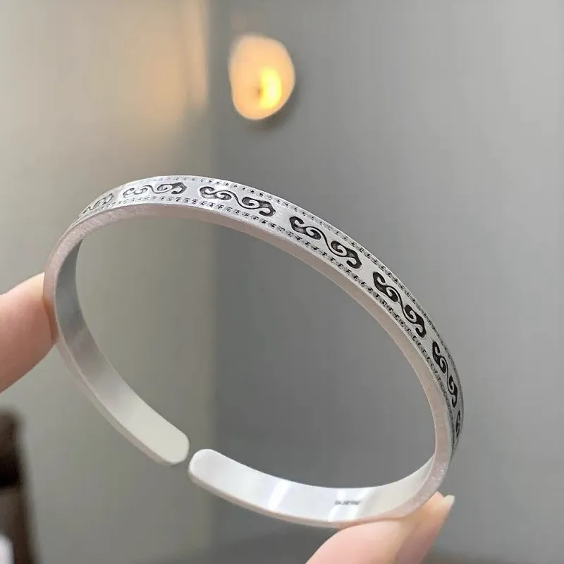 CUTE DAME S999 Sterling Silver Bracelets Women's Silver-3