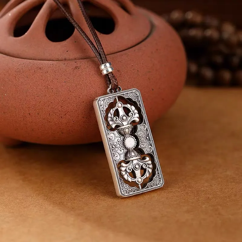 CUTE DAME S999 Sterling Silver Necklaces Unisex Silver-5