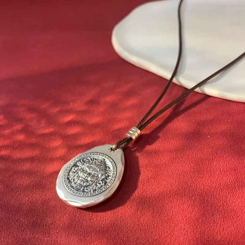 CUTE DAME Sterling Silver Necklaces Unisex-2
