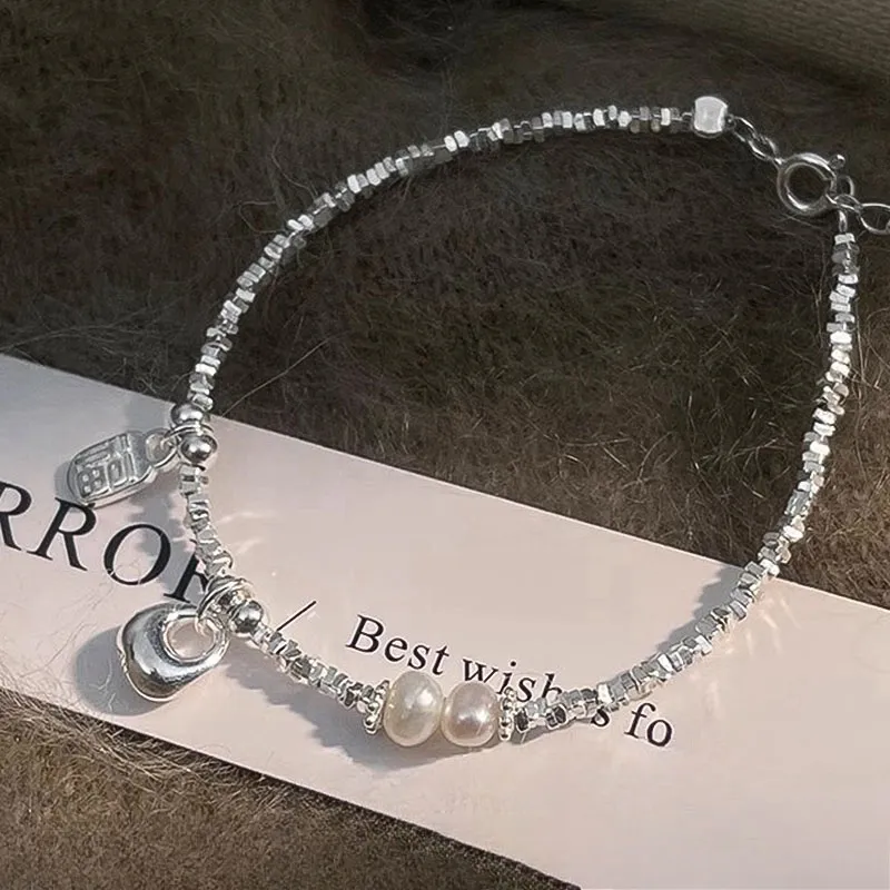 CUTE DAME Sterling Silver Bracelets Women's-2