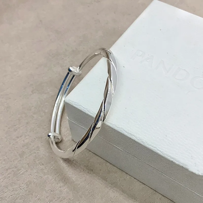 CUTE DAME S999 Fine Silver Sterling Silver Bracelets Women's Silver-3