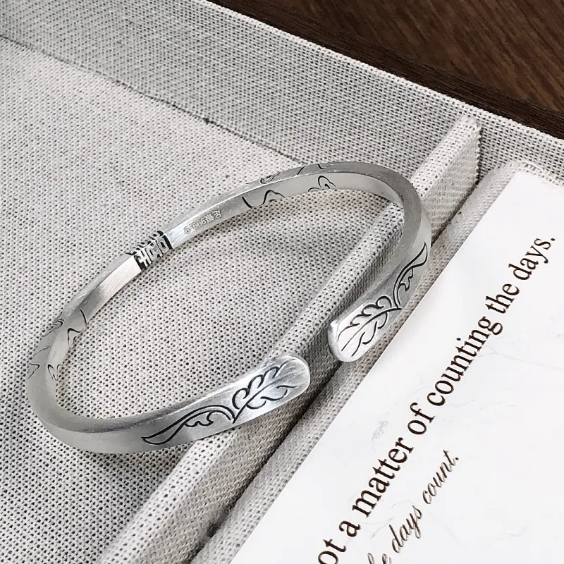 CUTE DAME S999 Sterling Silver Bracelets Women's Silver-3