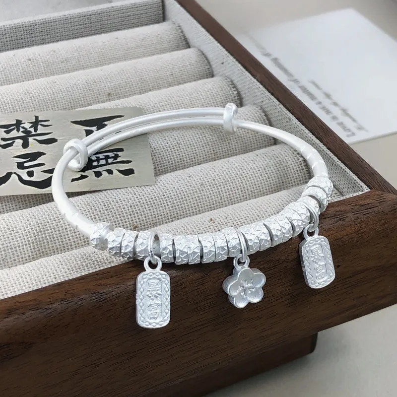 CUTE DAME S999 Bangles Women's Silver-2