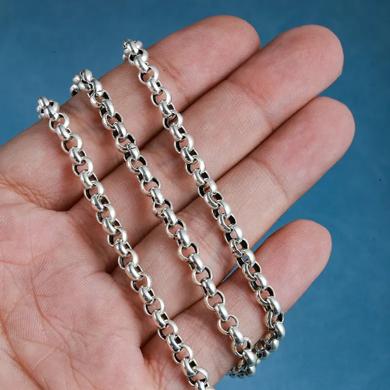 CUTE DAME 925 Sterling Silver Necklaces Unisex-23