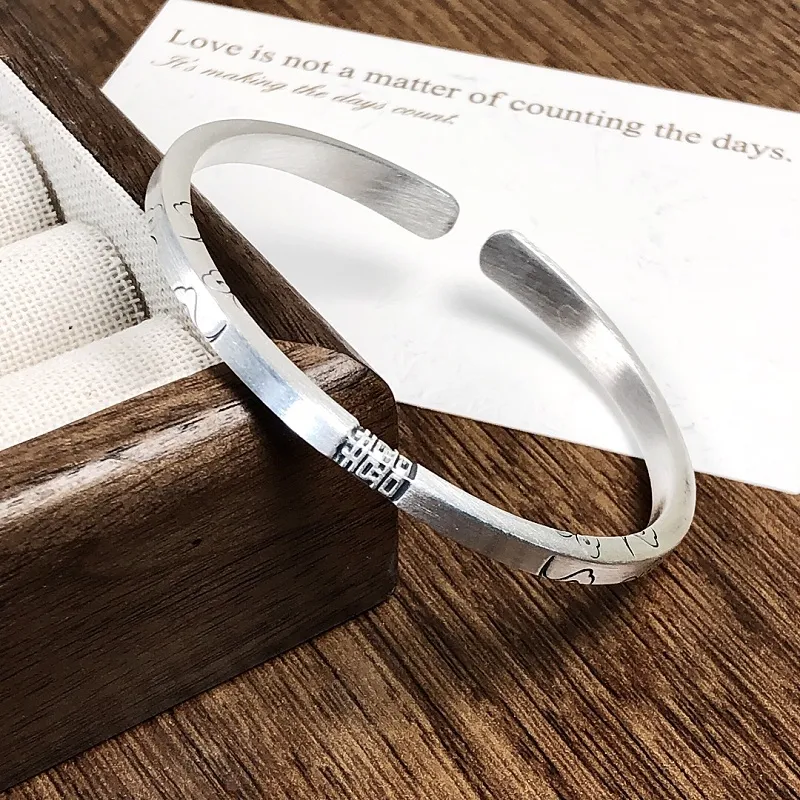 CUTE DAME S999 Sterling Silver Bracelets Women's Silver-2