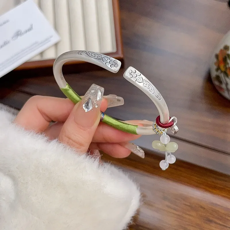 CUTE DAME S999 Sterling Silver Bracelets Women's Silver-3