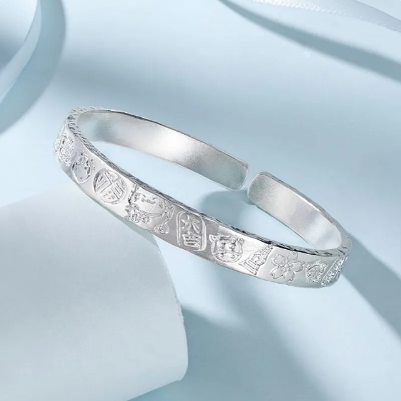 CUTE DAME 999 Fine Silver Sterling Silver Bracelets Women's Silver-1