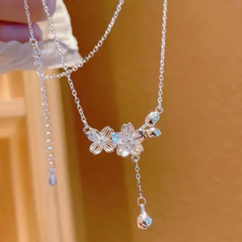CUTE DAME S990 Sterling Silver Necklaces Women's Silver-3