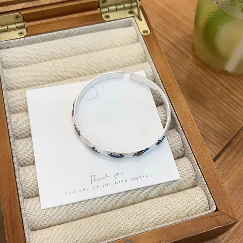CUTE DAME 999 Fine Silver Sterling Silver Bracelets Women's Silver-4
