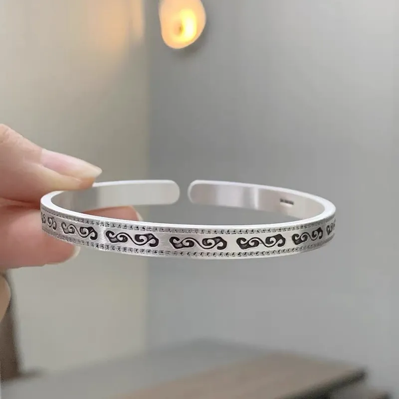 CUTE DAME S999 Sterling Silver Bracelets Women's Silver-1
