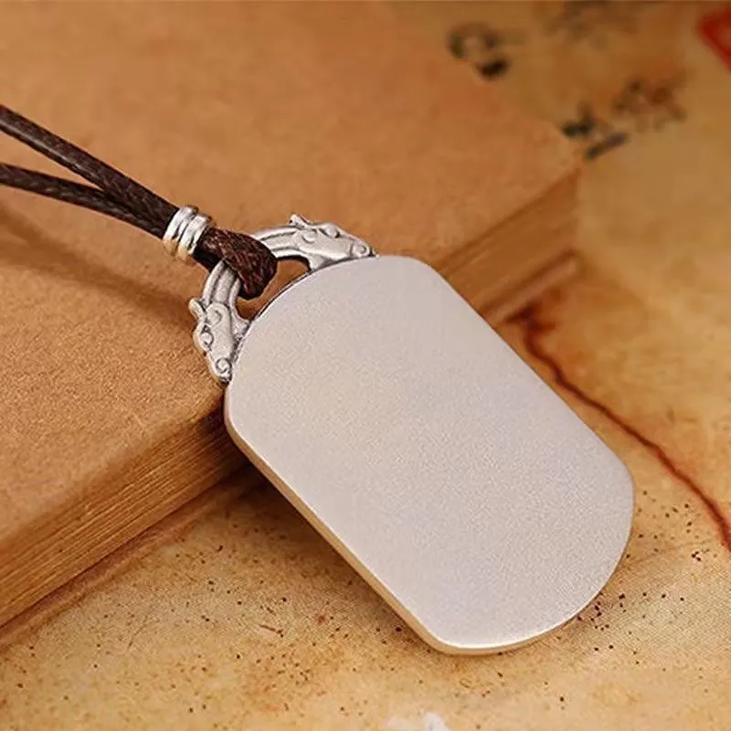 CUTE DAME S999 Sterling Silver Necklaces Unisex Silver-2