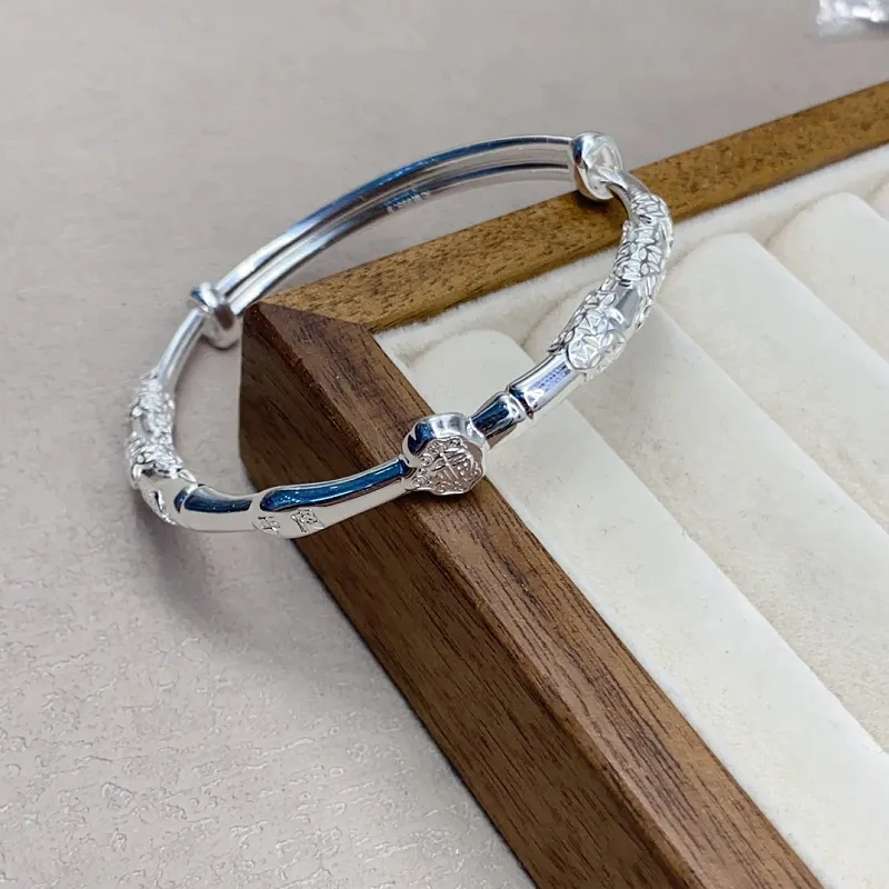 CUTE DAME S999 Fine Silver Sterling Silver Bracelets Women's Silver-3