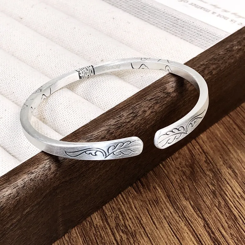 CUTE DAME S999 Sterling Silver Bracelets Women's Silver-1