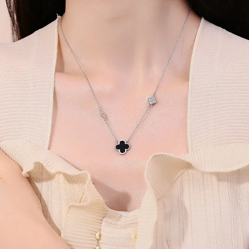 CUTE DAME Sterling Silver Necklaces Women's-3