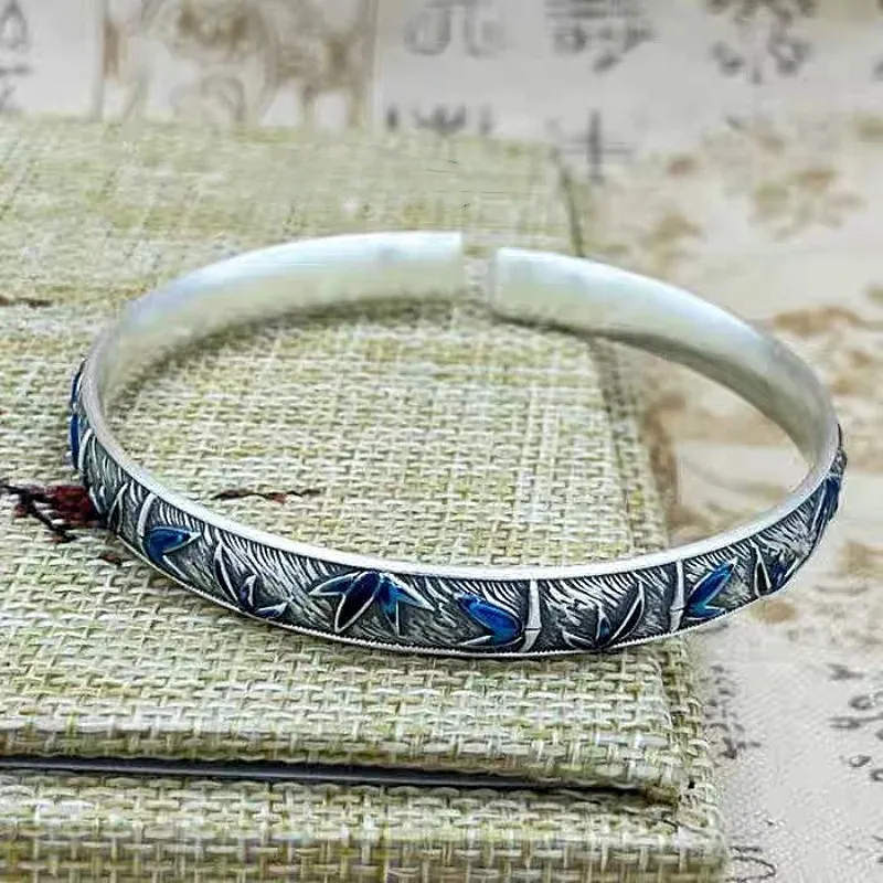 CUTE DAME S999 Sterling Silver Bracelets Women's Silver-4