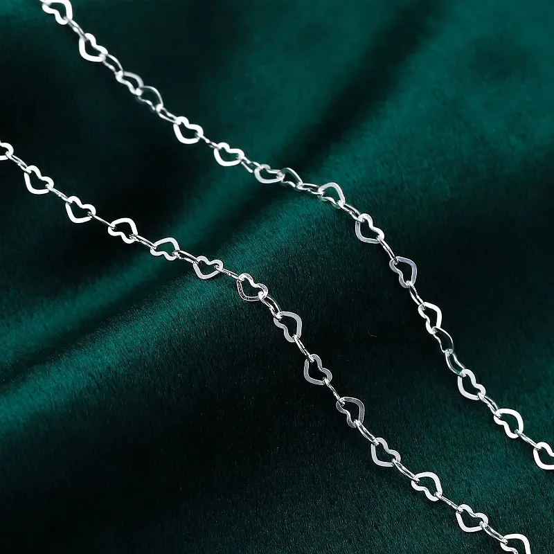 CUTE DAME S999 Sterling Silver Necklaces Women's Silver-2