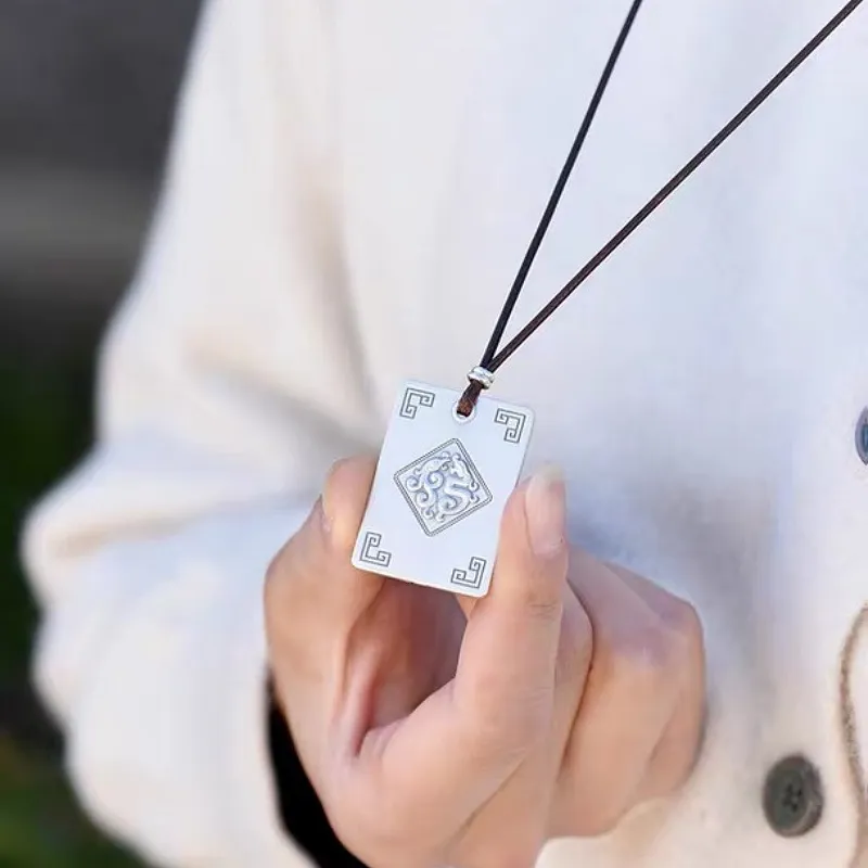 CUTE DAME S999 Sterling Silver Necklaces Unisex Silver-4