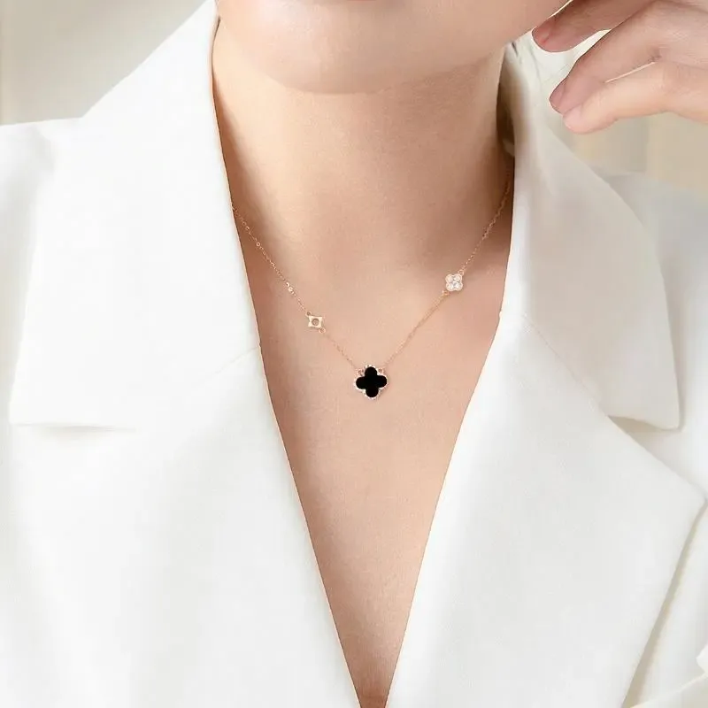 CUTE DAME Sterling Silver Necklaces Women's-14