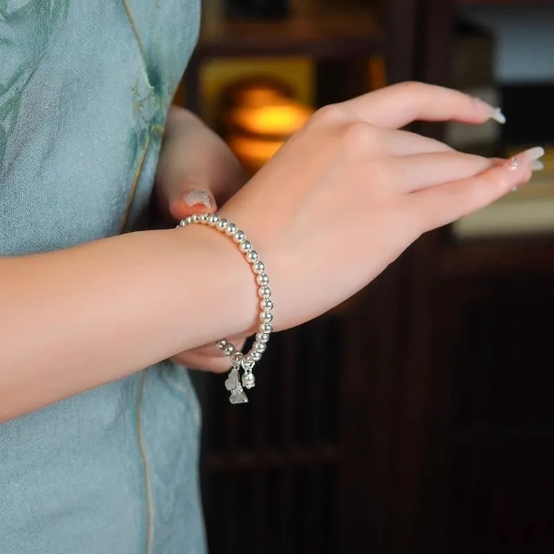 CUTE DAME Sterling Silver Bracelets Women's-3