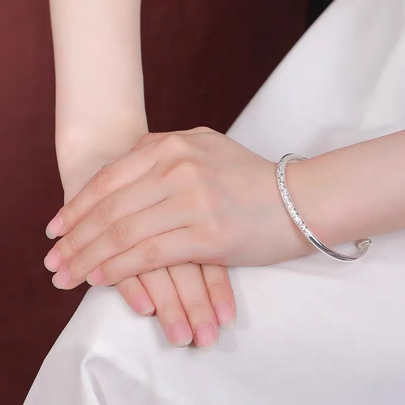 CUTE DAME 999 Fine Silver Sterling Silver Bracelets Women's Silver-3