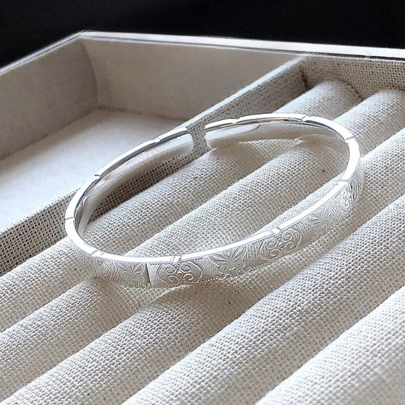 CUTE DAME S999 Bangles Women's Silver-5