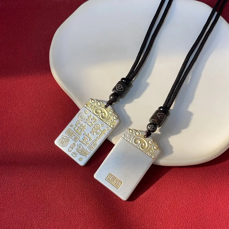 CUTE DAME S999 Sterling Silver Necklaces Unisex Silver-1