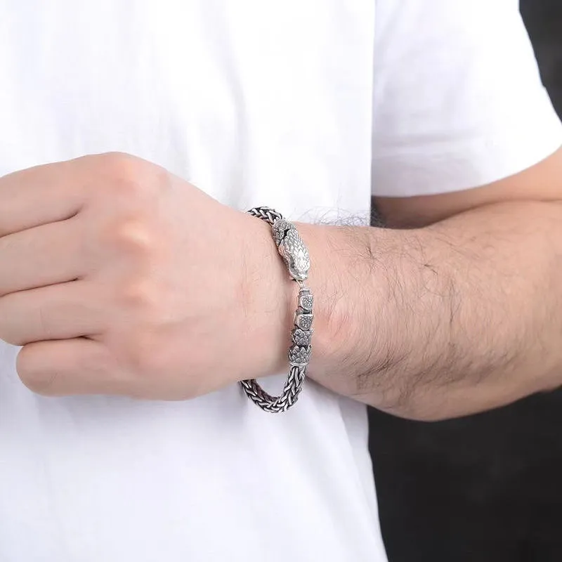 CUTE DAME S925 Silver Bracelets Unisex Silver-4