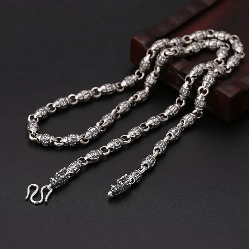 CUTE DAME S925 Silver Necklaces Unisex Silver-1