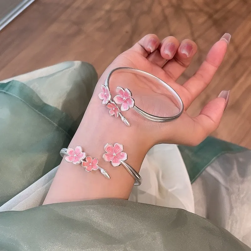 CUTE DAME S999 Fine Silver Sterling Silver Bracelets Women's-3