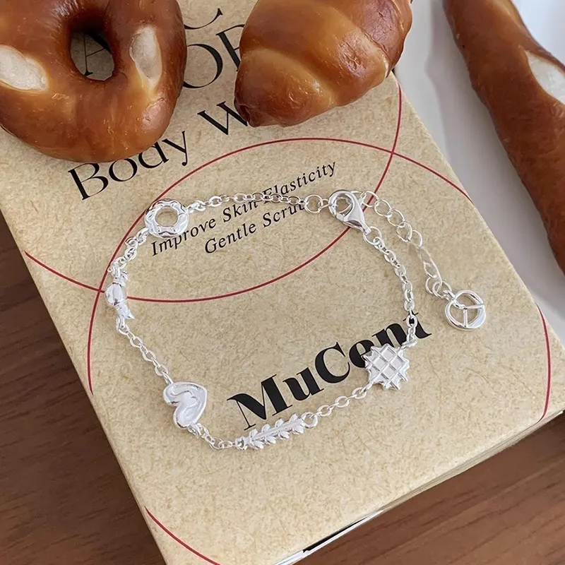CUTE DAME Sterling Silver Bracelets Women's-2