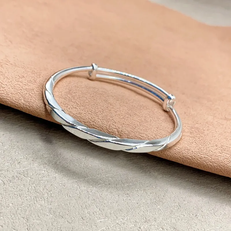 CUTE DAME S999 Fine Silver Sterling Silver Bracelets Women's Silver-2