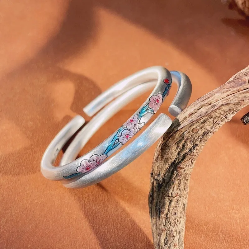 CUTE DAME S999 Sterling Silver Bracelets Women's Silver-2