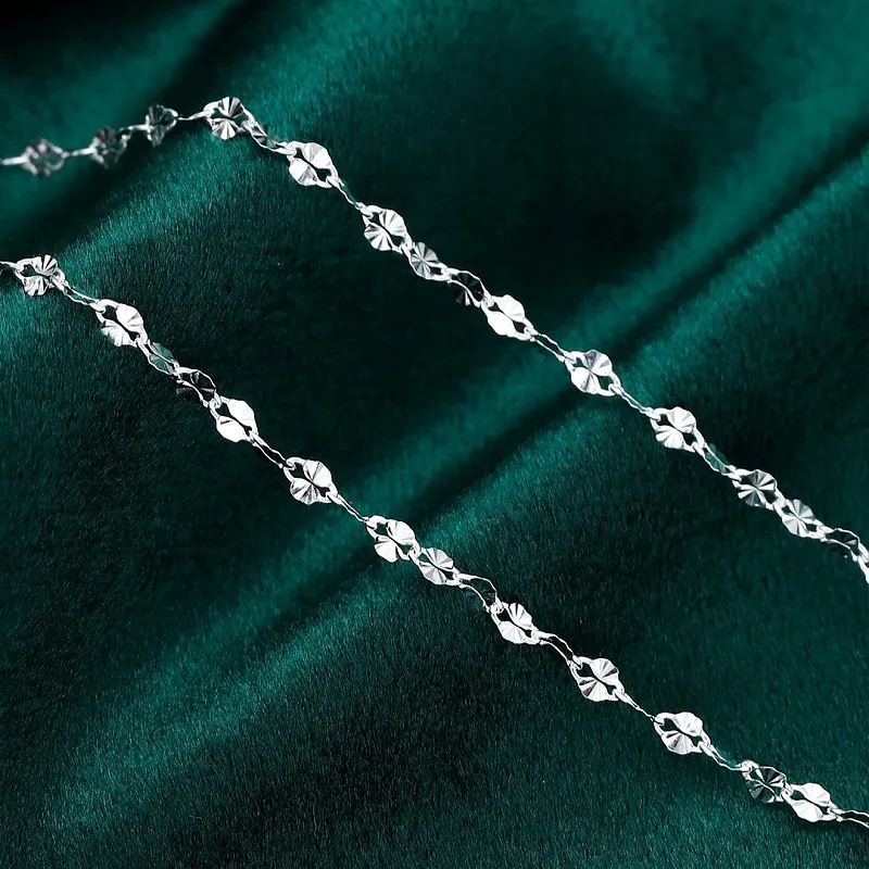 CUTE DAME S999 Sterling Silver Necklaces Women's Silver-8