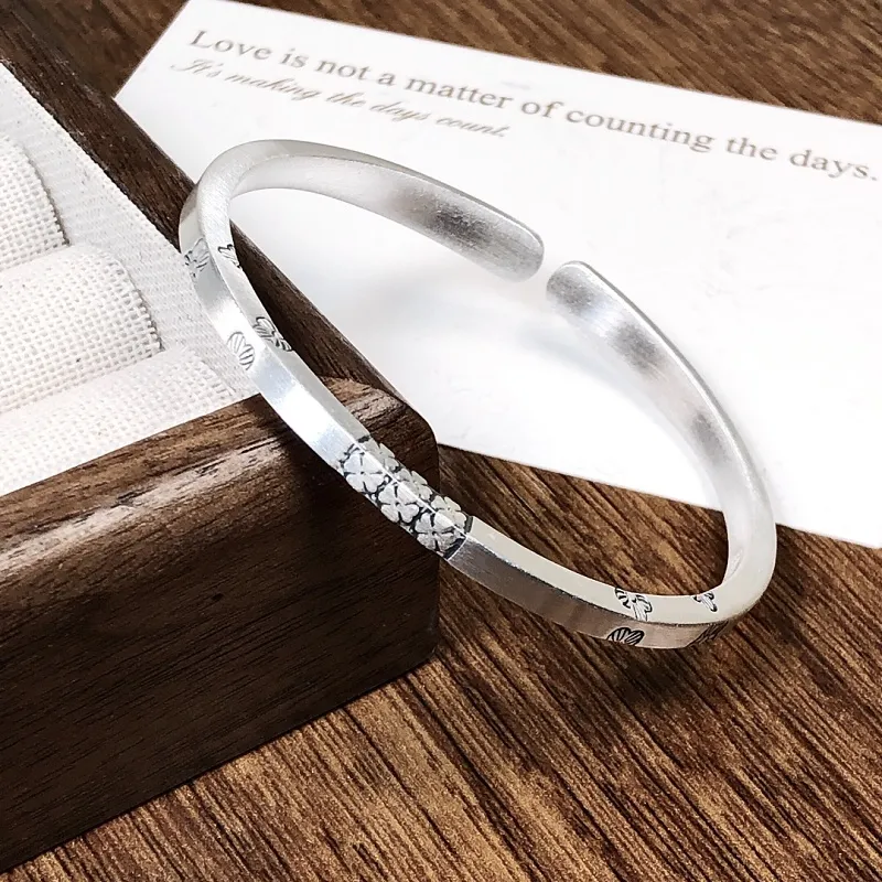 CUTE DAME S999 Sterling Silver Bracelets Women's Silver-2