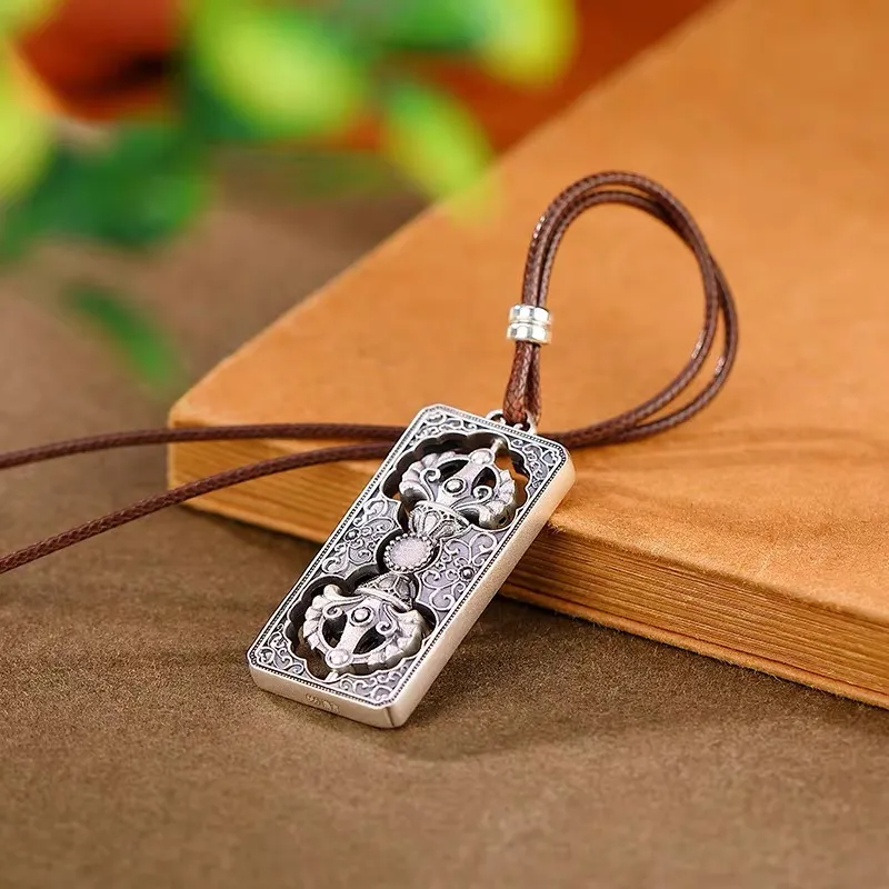 CUTE DAME S999 Sterling Silver Necklaces Unisex Silver-4