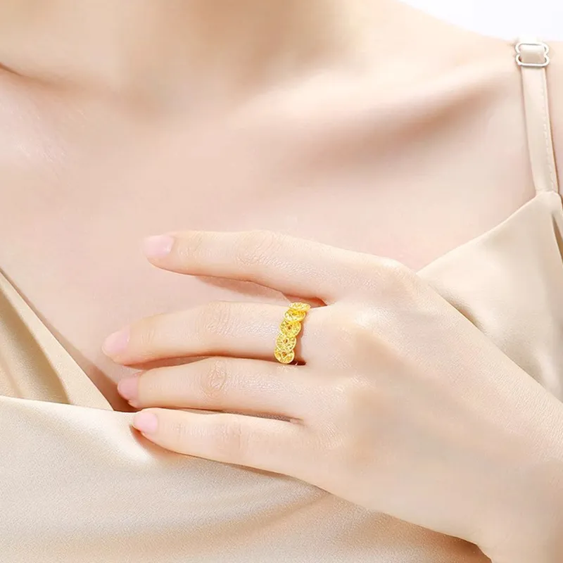 CUTE DAME 999 Fine Silver Rings Women's-3