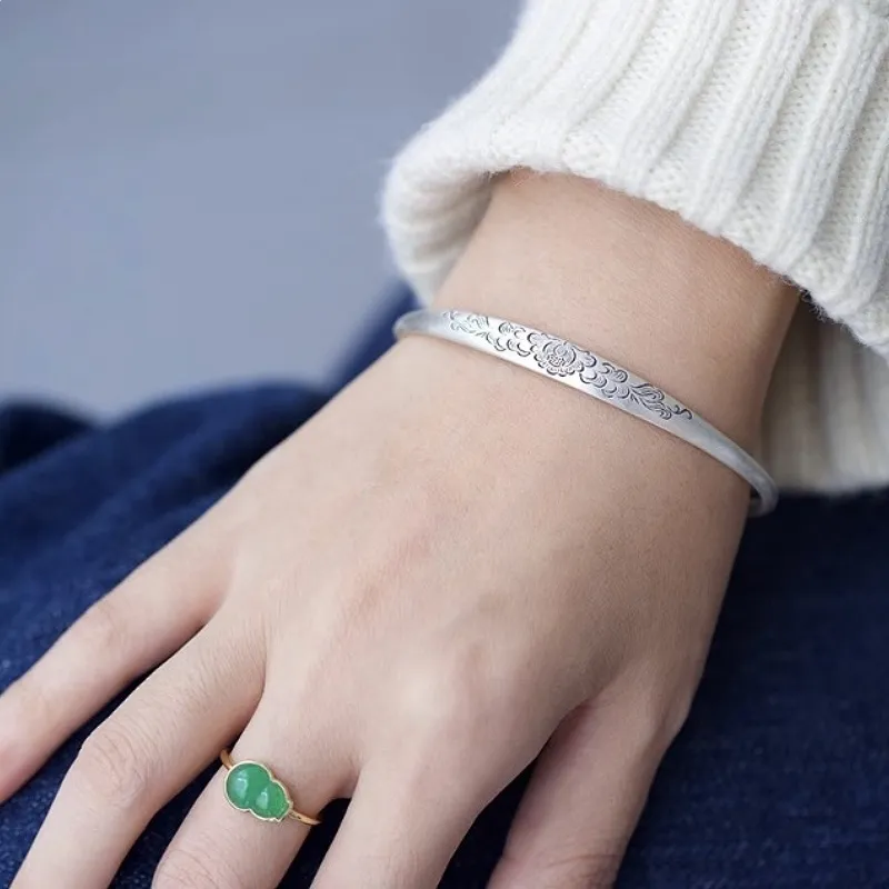 CUTE DAME S999 Fine Silver Sterling Silver Bracelets Women's Silver-4