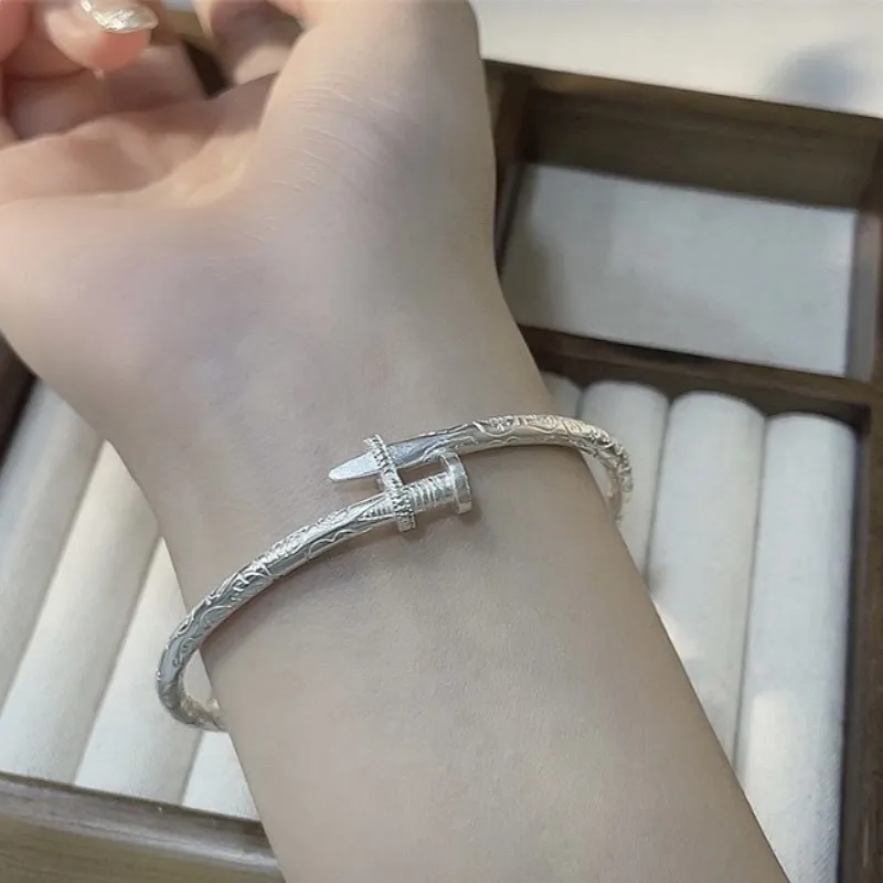CUTE DAME 999 Fine Silver Sterling Silver Bracelets Women's Silver-2