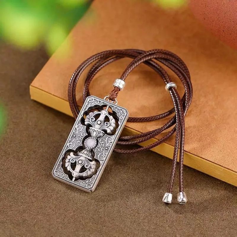 CUTE DAME S999 Sterling Silver Necklaces Unisex Silver-2