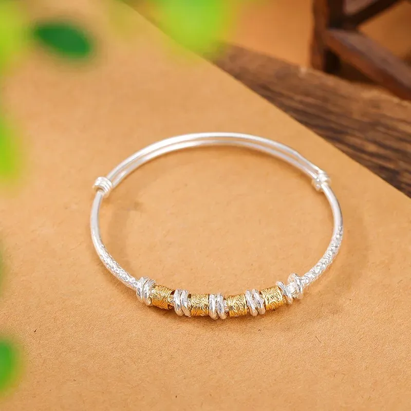 CUTE DAME S999 Sterling Silver Bracelets Women's Silver-3