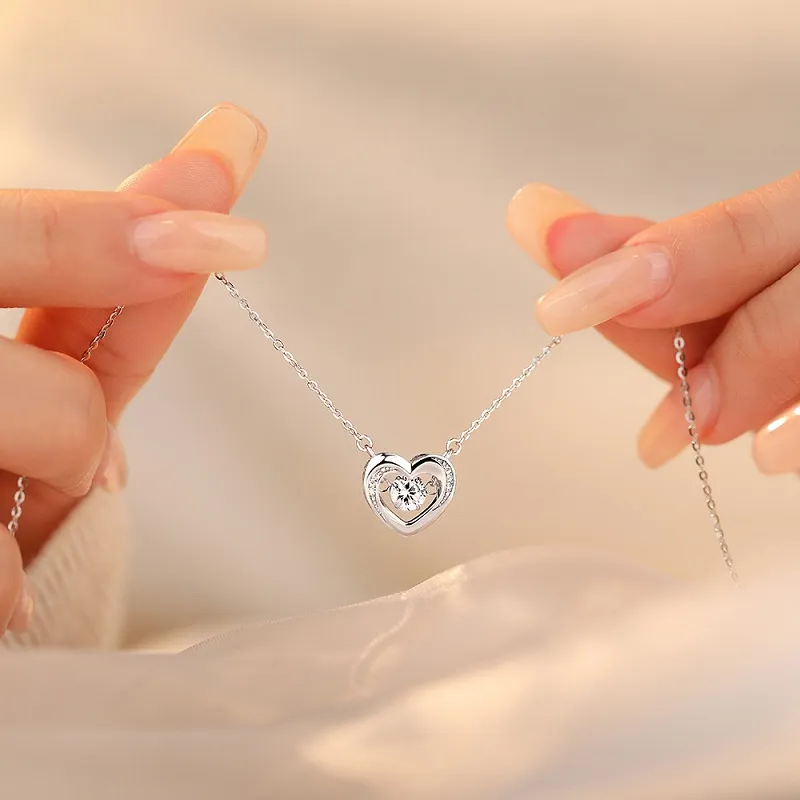 CUTE DAME S925 Silver Necklaces Women's Silver-1