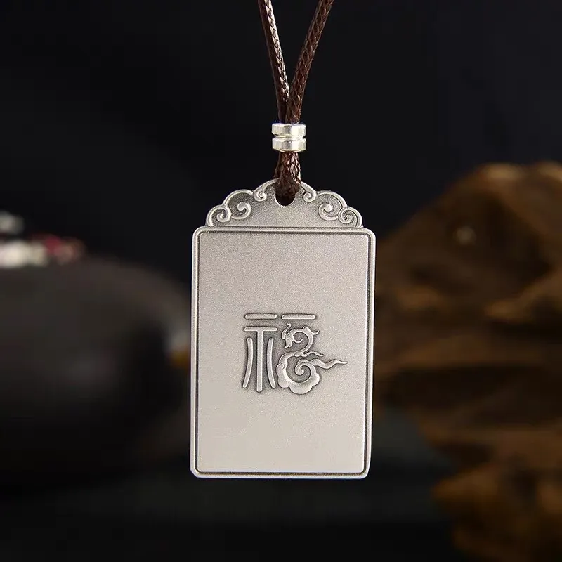 CUTE DAME 999 Fine Silver Necklaces Unisex Silver-4