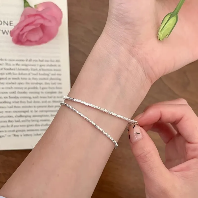 CUTE DAME Sterling Silver Bracelets Women's-4