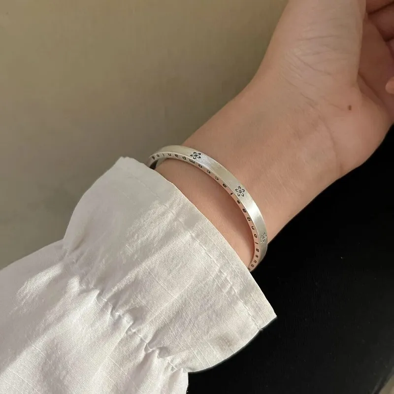 CUTE DAME S999 Sterling Silver Bracelets Women's Silver-1