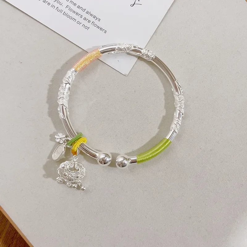 CUTE DAME S999 Fine Silver Sterling Silver Bracelets Women's Silver-1