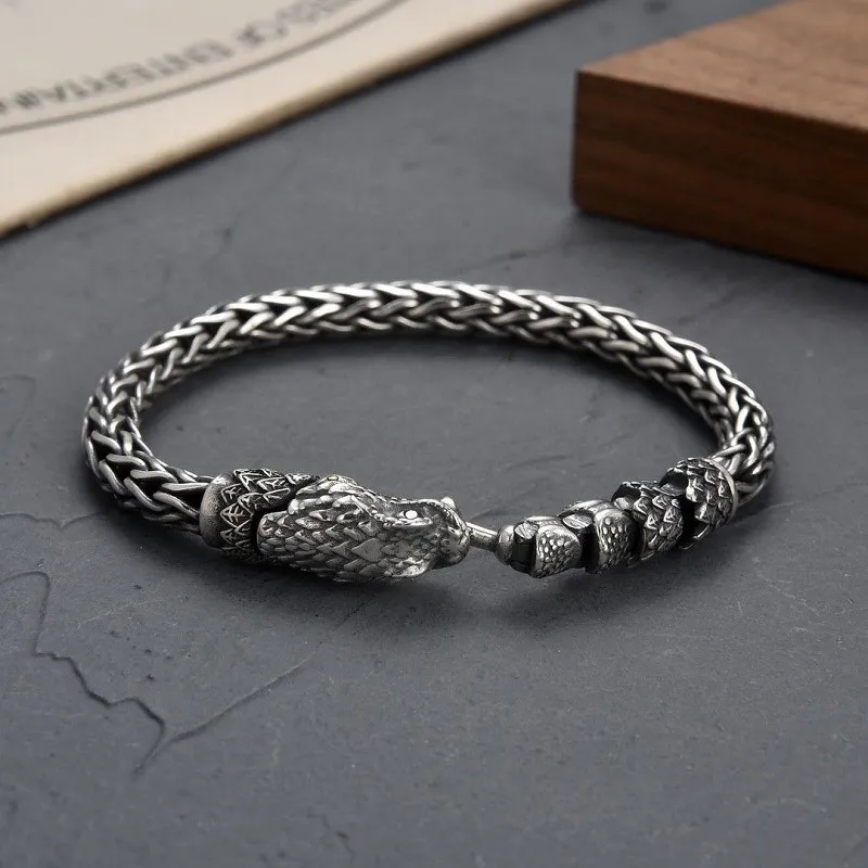 CUTE DAME S925 Silver Bracelets Unisex Silver-2