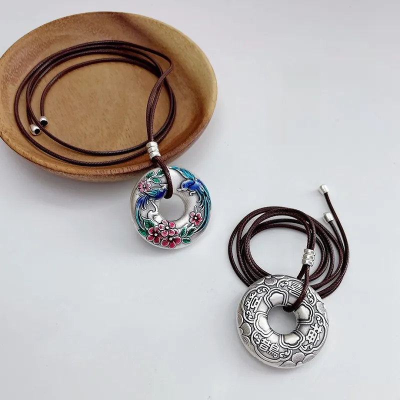 CUTE DAME S999 Sterling Silver Necklaces Women's Silver-3