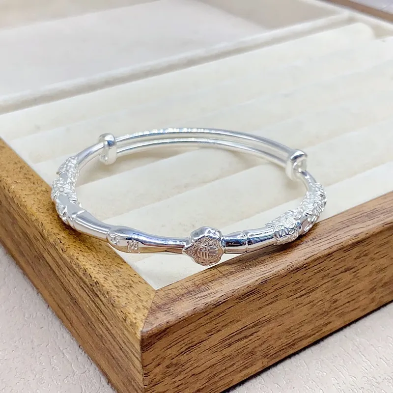 CUTE DAME S999 Fine Silver Sterling Silver Bracelets Women's Silver-1
