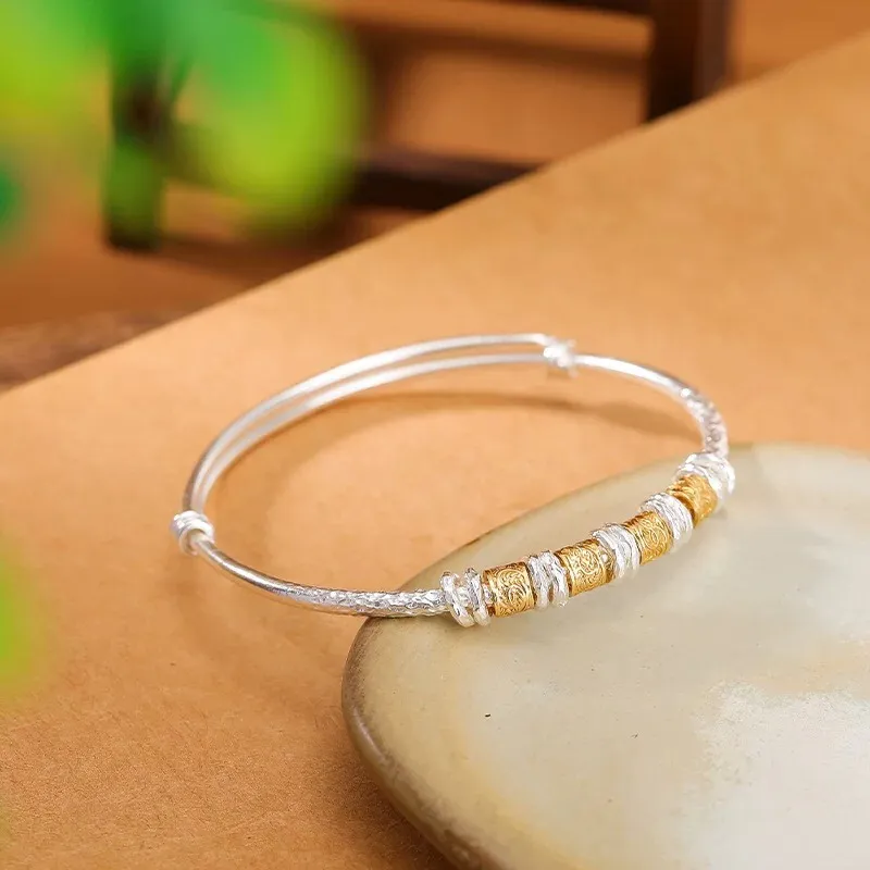 CUTE DAME S999 Sterling Silver Bracelets Women's Silver-4